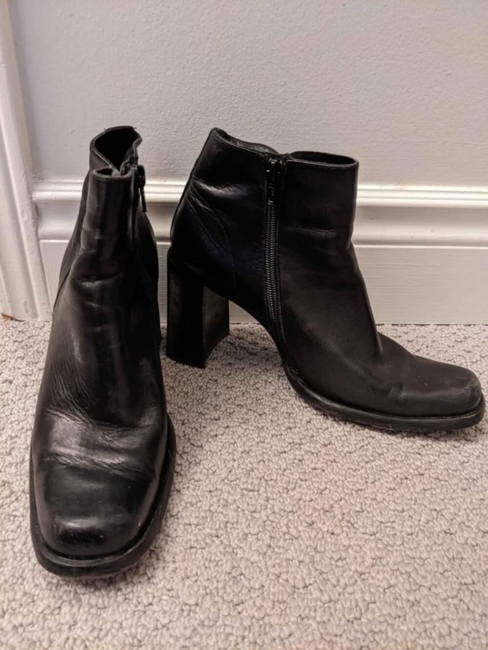 Charles David Leather Booties